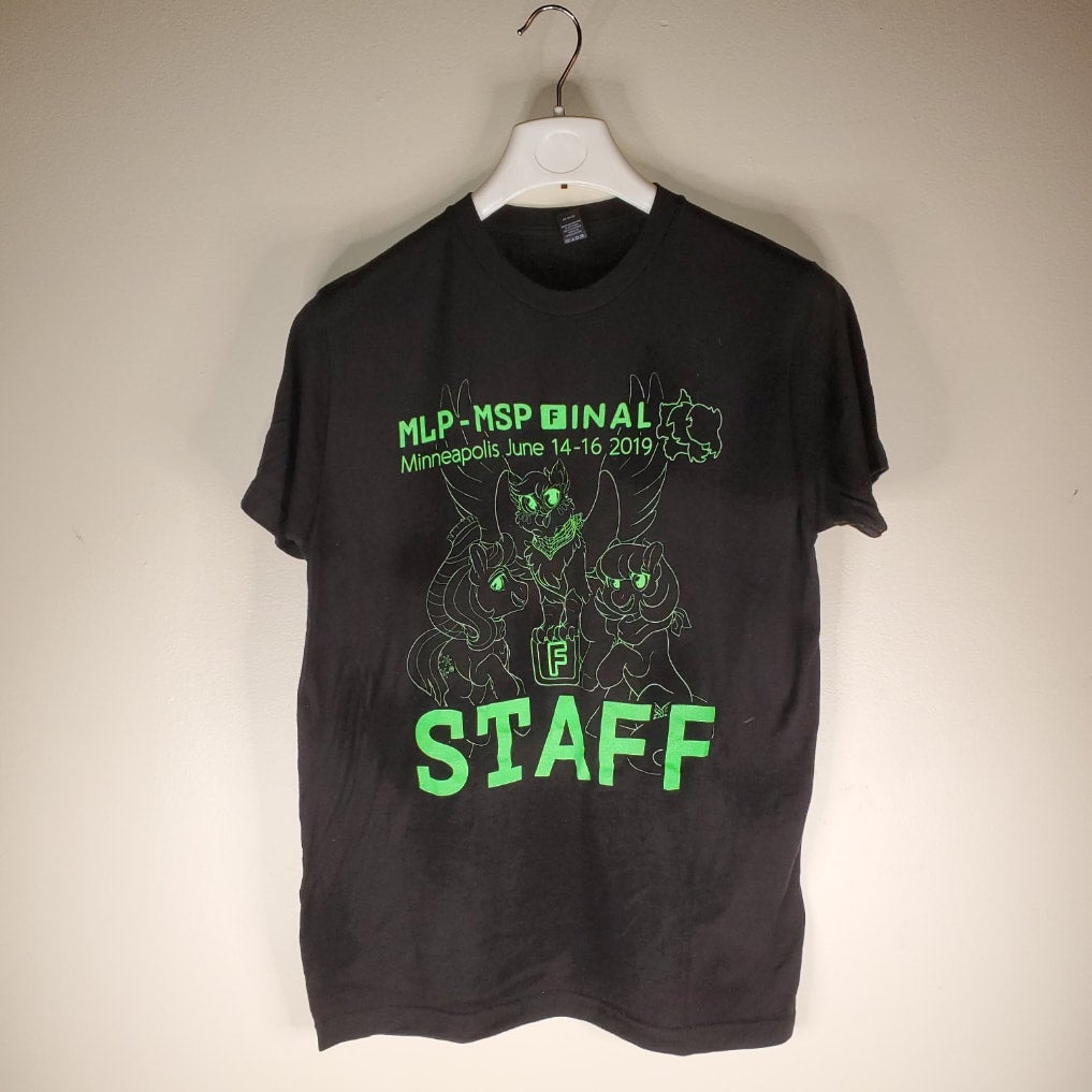 MLP-MSP F A/V Staff T-Shirt | PVCF / WCPC / MSP Merch Store